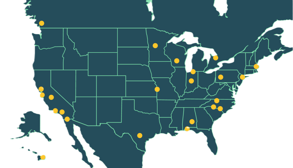 PET Recycling Coalition Grantees, as of July 2024